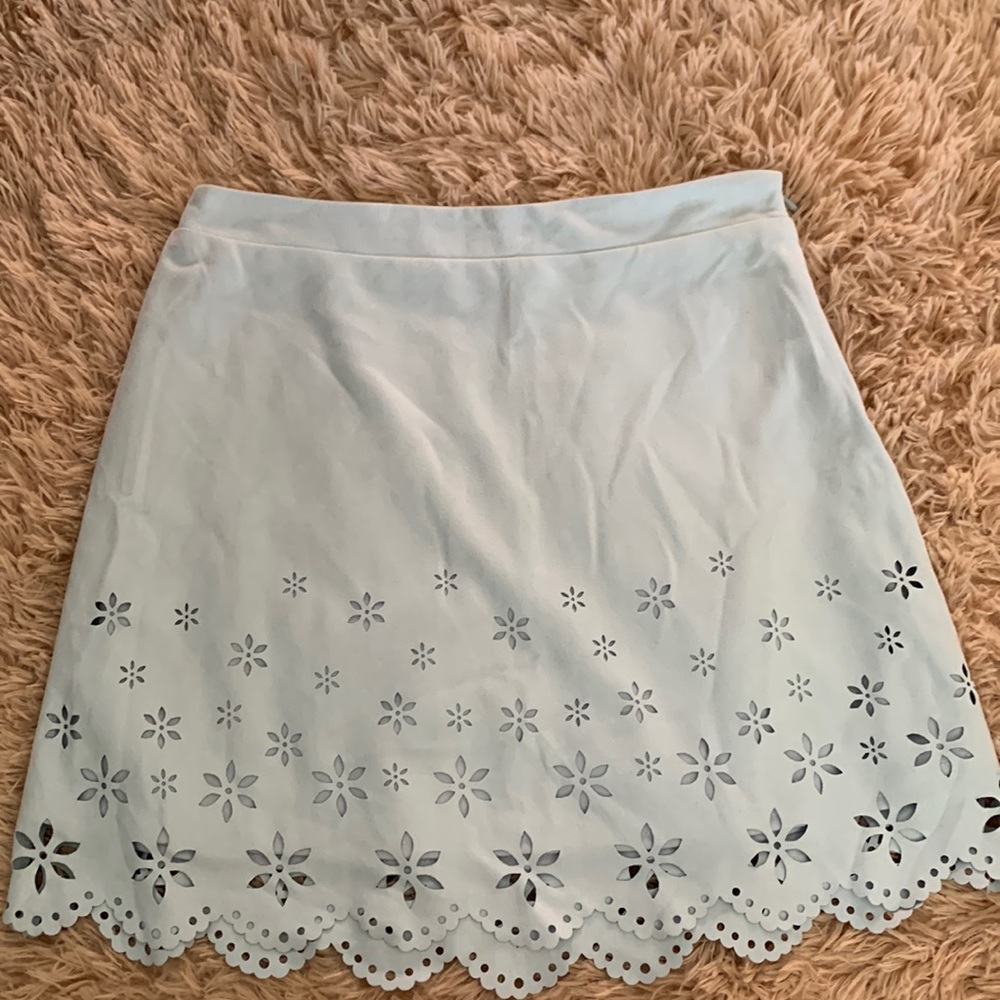 Blue skirt!